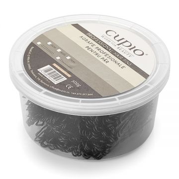 Agrafe profesionale de par ondulate negre 500g-7 cm