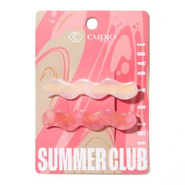 Set 2 clame pentru par Cupio Summer Club - She's a Babe Set 2 clame pentru par Cupio Summer Club - She's a Babe